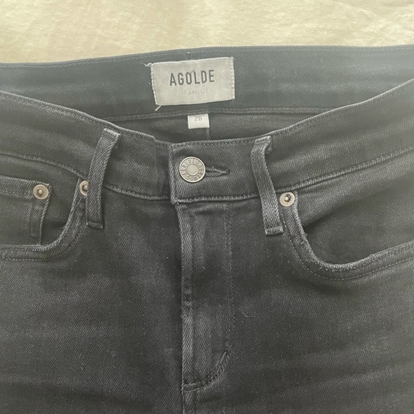 AGOLDE Sophie skinny jeans with ripped hem - Picture 5 of 8